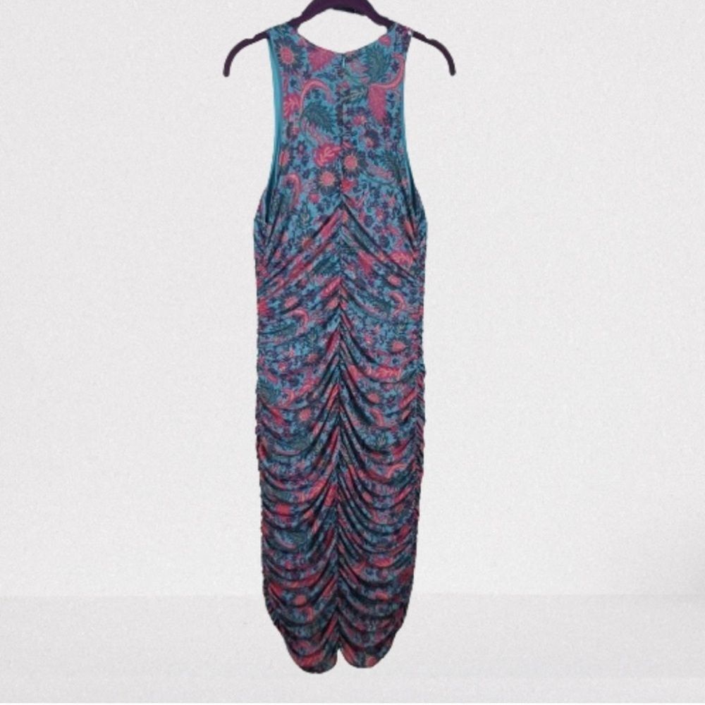 House of Harlow 1960 - Floral Pink and Blue Midi Tank Dress - Picture 5 of 14